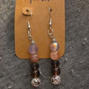 Elegant Multicolor Beaded Earrings